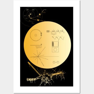 Voyager 1 Golden Record Posters and Art